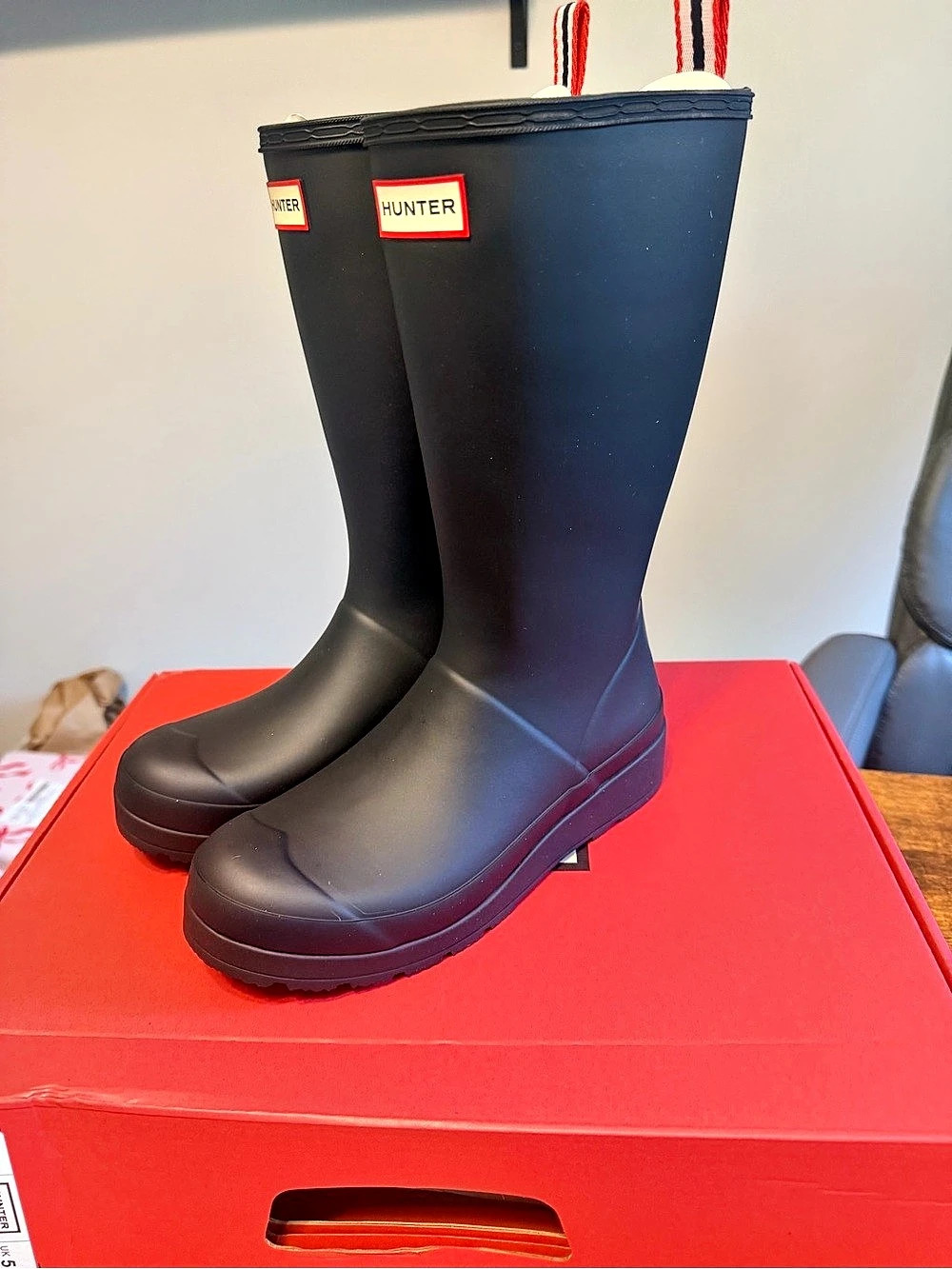 Hunter Women's Original Play Tall Rain Boots Black US 7W